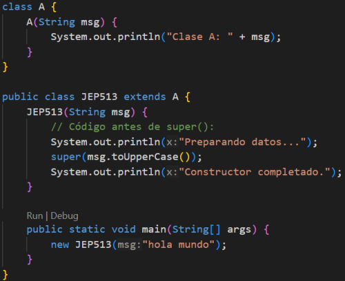 nueva sintaxis de Java 25