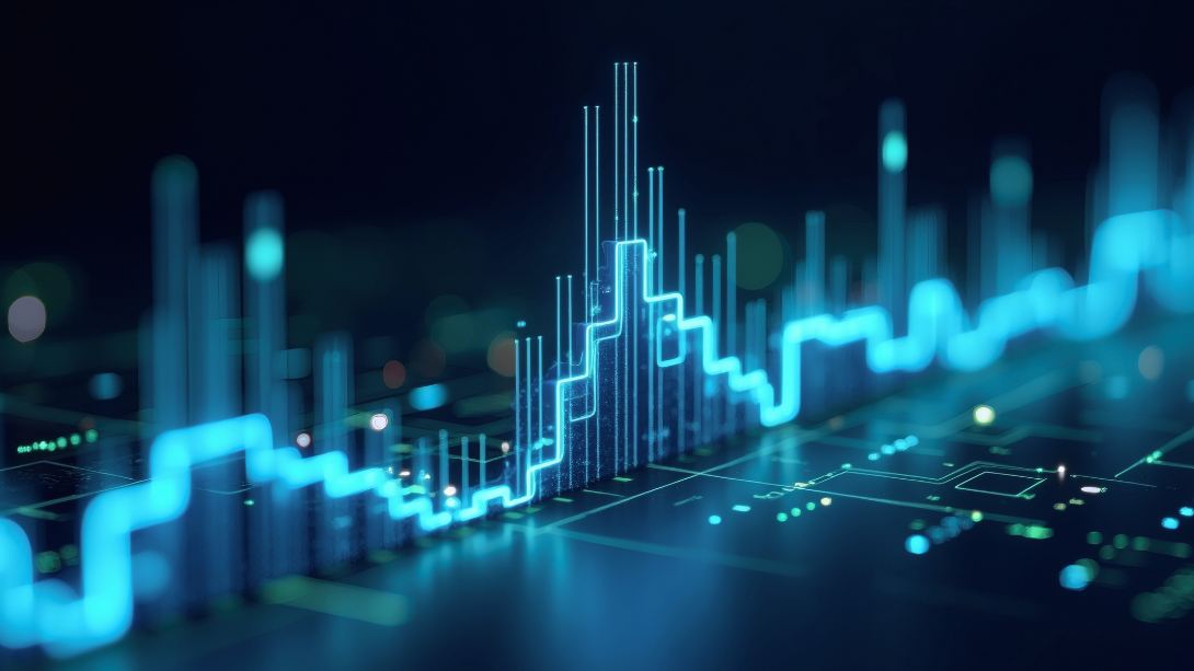 imagen abstracta de gráticos